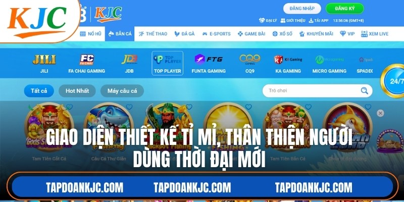 Giao diện được thiết kế tỉ mỉ, thân thiện người dùng thời đại mới